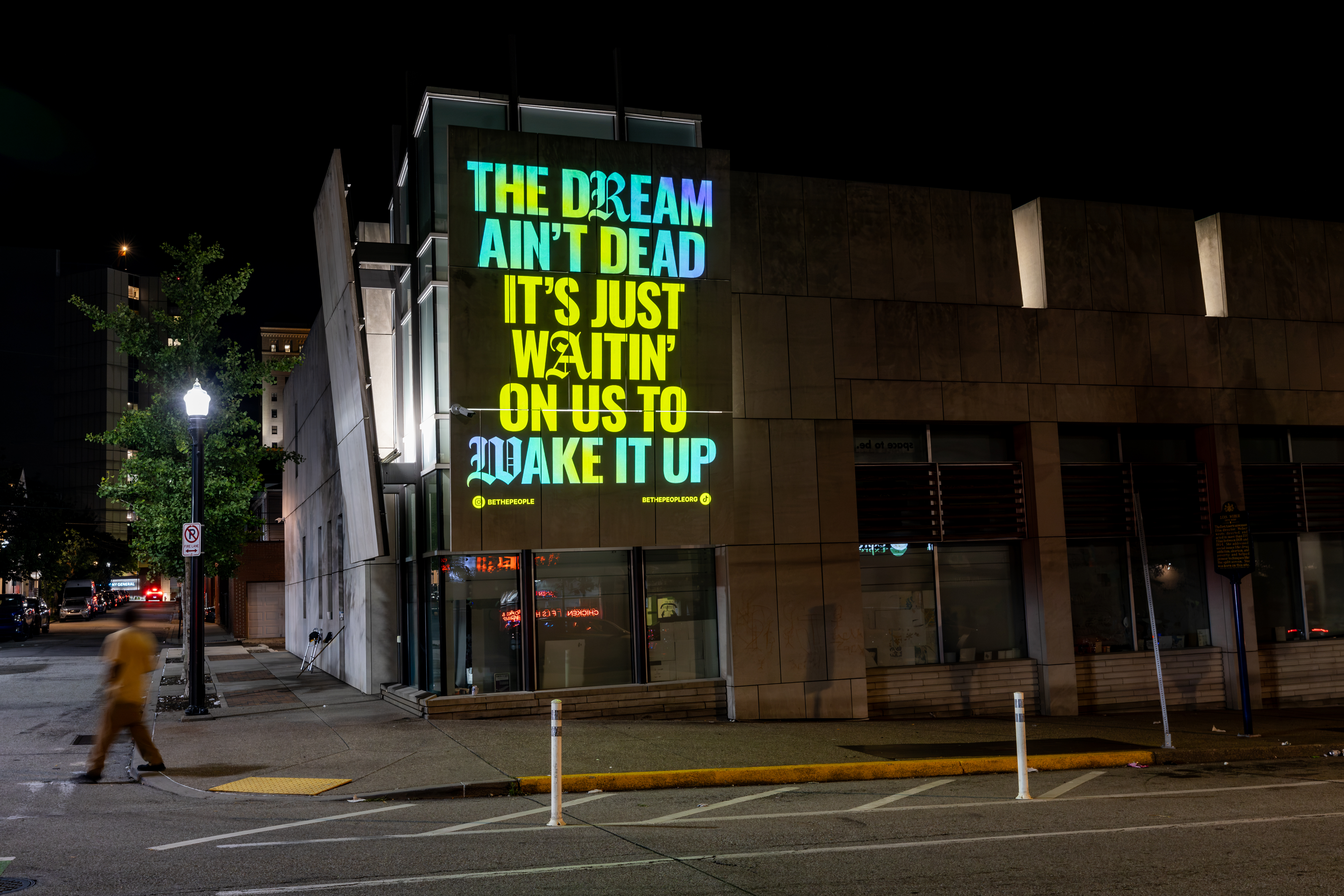 "Gotta Be Us" Lights Up Carnegie Library in Pittsburgh
